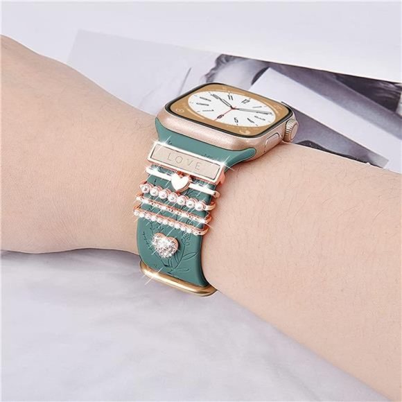 NEW Luxury Apple Watch Band with Charms main image 5